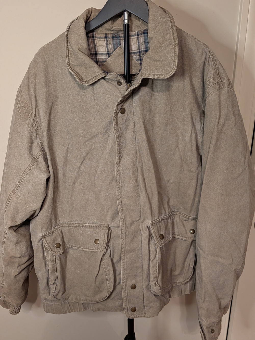 Eddie Bauer Men's Field Jacket in Taupe